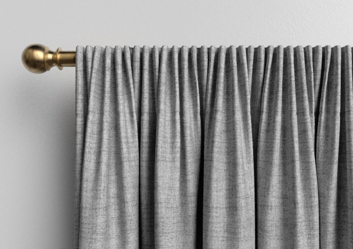 Melrose (Blackout), Wool Grey - Made to Measure Curtains - Image 9